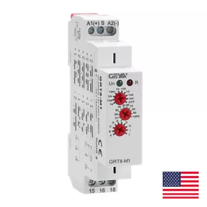 GEYA MultifunctionTimer Relay switch 10 Funciton Time 16A AC/DC12-240V US Stock - Picture 1 of 16