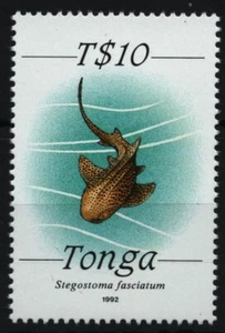 Tonga 1992 - Mi-N.o 1216 ** - Estampillada sin montar o nunca montada - Tiburones/Tiburones - Imagen 1 de 1