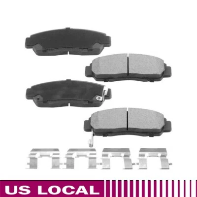 Juego de pastillas de freno de disco trasero de cerámica para Acura CL CSX Honda Suzuki Foto 1 de 4