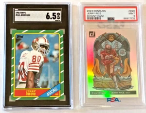 2023 Panini Donruss - Downtown! #D-20 Jerry Rice Mint PSA 9 San Francisco 49ers! - Picture 1 of 2