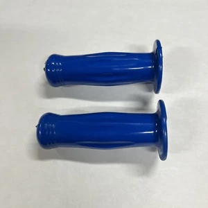 VINTAGE BLUE TRICYCLE GRIPS 3/4" ID. 3-3/8" LONG FIT ELGIN AMF HUFFY COLSON NOS - Picture 1 of 8