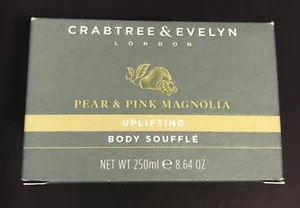 CRABTREE & EVELYN PEAR & PINK MAGNOLIA UPLIFTING BODY SOUFFLÉ 8.64 OZ NEW BOXED - Picture 1 of 1