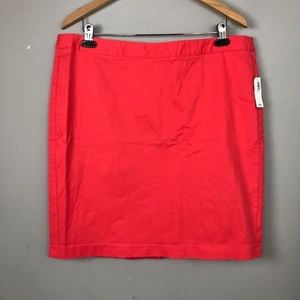 Old Navy Coral Pink Knee Length Skirt Size16 NWT NEW - Picture 1 of 6