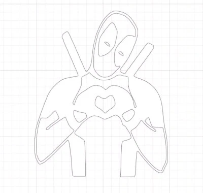 DEADPOOL Aviator Style X-Men Logo Sticker Vinyl Decal wolverine avengers xmen 97 - Image 1 of 4