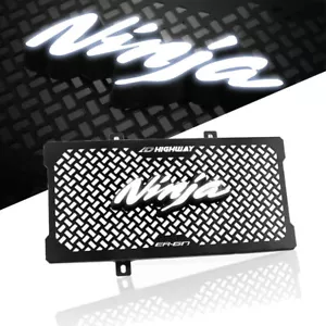 Cubierta de parrilla protectora de radiador marca luz LED para KAWASAKI NINJA ER6N ER6F 12-16 - Imagen 1 de 10