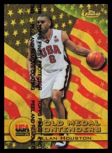 1999-00 Finest Gold Medal Refractor Allan Houston USA #229 - Picture 1 of 2
