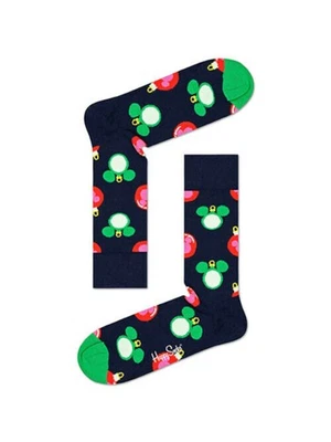 HAPPY SOCKS Mens Navy Graphic Novelty Crew Socks 10-13 - Image 1 of 3