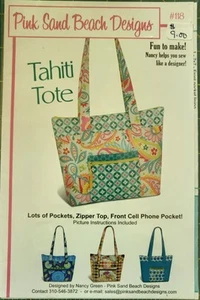 TAHITI TOTE BY PINK SAND BEACH DESIGNS TASCHE MUSTER - Bild 1 von 2