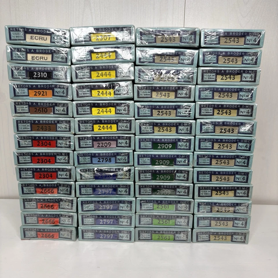 PICK 13 BOXES / NEW! DMC Retors a Broder Cotton Embroidery Thread No. 4 / *READ* - Image 1 of 4
