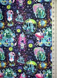 Haunted Mansion Disney Custom Fabric Fat Quarter 18”x28” Spandex Stretch - Picture 1 of 1
