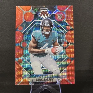 2023 Panini Mosaic - Rookies Tank Bigsby #364 Red Wave Mosaic Prizm #6/9 (RC) - Picture 1 of 5