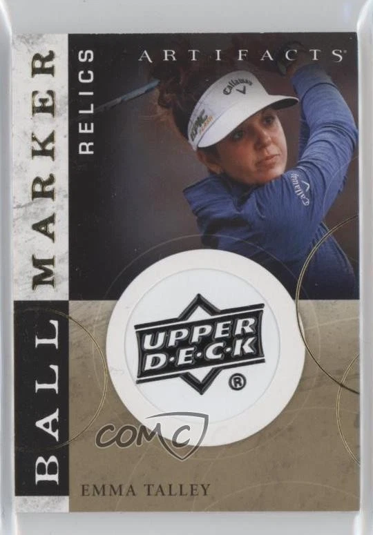 2021 Upper Deck Artifacts Ball Marker Relics Emma Talley #BM-ET Rookie RC - Image 1 of 2