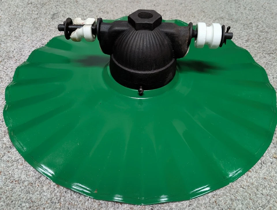 Antiguo Wheeler Reflector Co. original de 1930 Pantalla de farola de onda radial  Foto 1 de 4