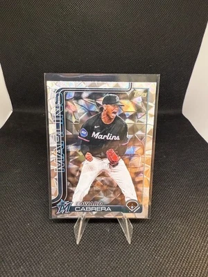 2025 Topps Series 2 #371- Edward Cabrera Ice Foil - Image 1 of 2