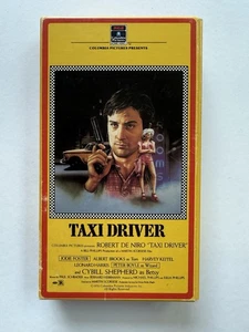 Taxifahrer (VHS, 1976) gebrauchte Erstausgabe 1983 Release Side Loading Slip - Bild 1 von 3