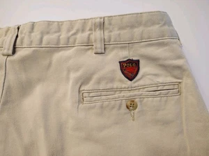 Pantalones Cortos Informales Polo Golf Chino Para Hombre 38 Caqui 7 Entrepiernas Lona Enchapada Frontal  - Imagen 1 de 10