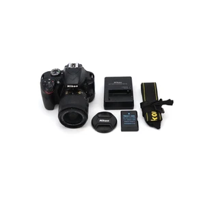 Nikon D3400 Camera Full KIT with 18-55mm Lens - Low Shutter Count- 24HR Post - Picture 1 of 10