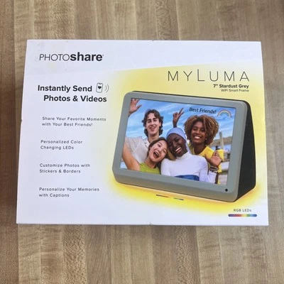 My Luma Photo Share 7” Stardust Grey WIFI Smart Frame. FML07SD - Image 1 of 4