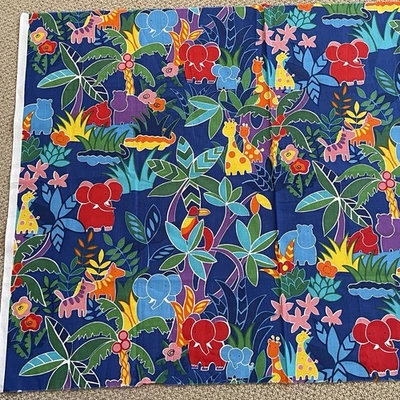 The Fun Zone by Hoffman California Fabrics Jungle Animals 31 inches New - Image 1 of 4