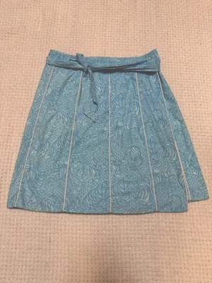 Lilly Pulitzer Mujer Falda Floral Jubileo, Talla 12 Foto 1 de 4