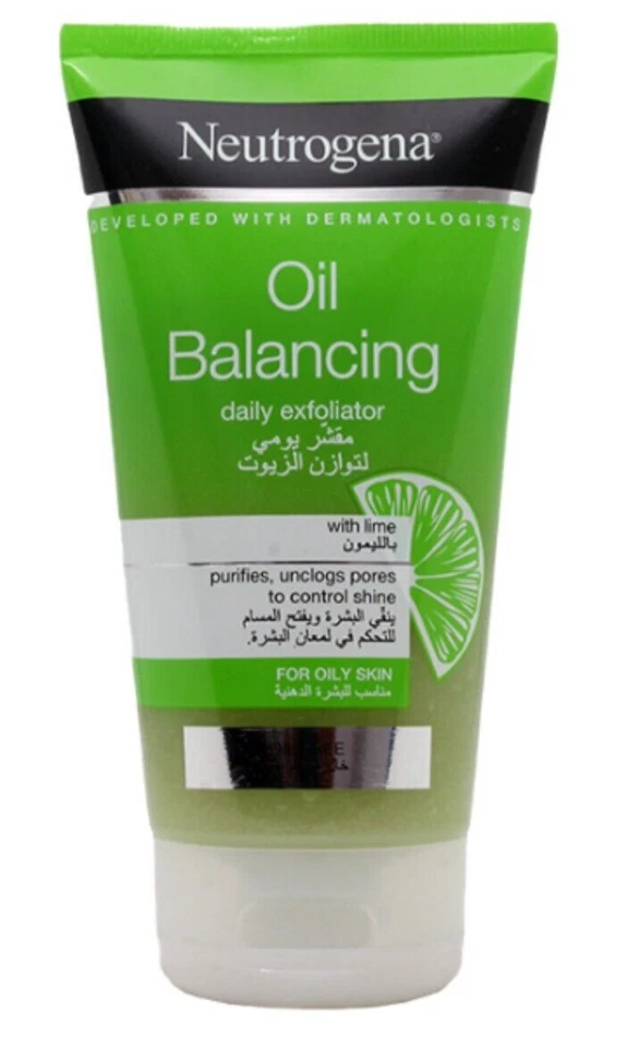 Neutrogena Oil Balancing Daily Exfoliator With Lime For oily Skin 150ml - Image 1 of 1