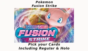 Pokemon Fusion Strike PICK YOUR CARDS Regular Common, Rare, Holo & Reverse Foils - Picture 1 of 19