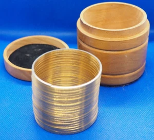 Vintage Executive Slinky Spielzeug in Holzkiste - Bild 1 von 5