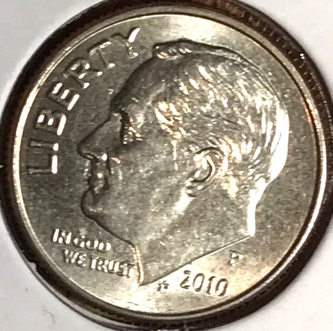 2010 P Roosevelt Dime Cover