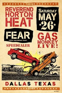 Póster de concierto de calor del reverendo Horton - Imagen 1 de 1
