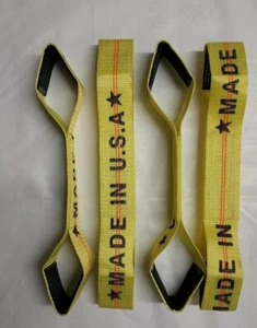 Correas de hueso de perro de 4 paquetes para sistema de amarre de 8 puntos USA HECHO NEGRO, ROJO, AZUL, GRITO - Imagen 1 de 4
