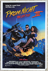 Prom Night III 1989 Home Video Horror Movie Poster 27X41 Rolled 1 Sheet