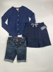 3 Lot Girl's 6X/7slim/M French Toast, Arizona Jeans, Cat & Jack - Picture 1 of 5