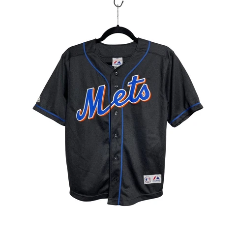New York Mets #15 Carlos Beltran Youth Baseball Jersey Size 10/12 Majestic Cover