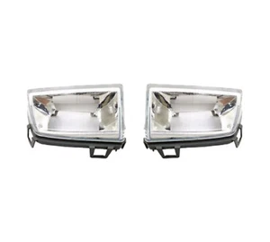 NEW***GENUINE MERCEDES-BENZ W140 FRONT FOG LIGHT LENS SET 1408201566/1408201666 - Picture 1 of 1