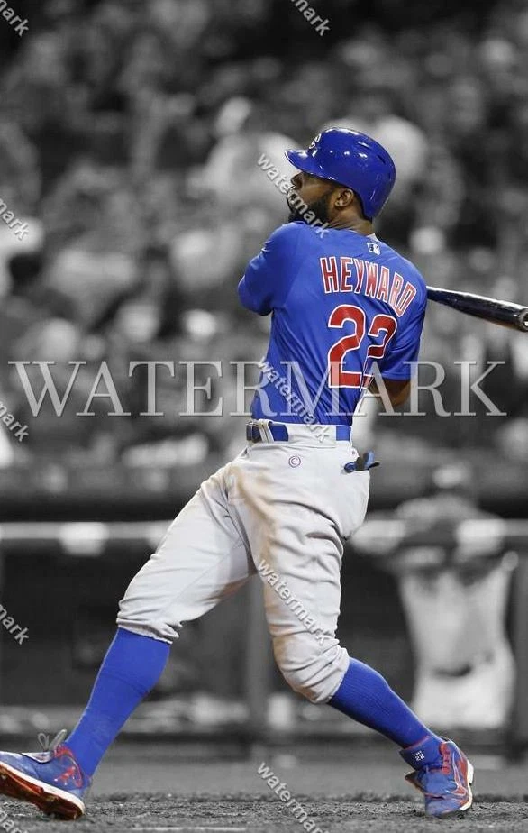 DB118 Jason Heyward Chicago Cubs Baseball 8x10 11x14 16x20 Spotlight Photo - Image 1 of 1
