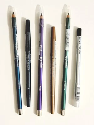 Lot of 6 Jordana and Styli-Style Eye Liner Pencils - Image 1 of 4
