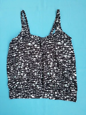 Sunseeker MixKini Tankini-Oberteil Top EUR 40 schwarz/mint/weiß Softschalen - Bild 1 von 4