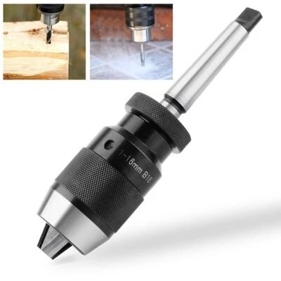 Bohrfutter Baer Schnellspannbohrfutter 1-16 mm Schnellspann + Kegeldorn MK2 DE - Bild 1 von 4