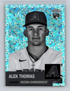 2022 Topps Chrome Platinum Anniversary Alek Thomas RC Mini Diamond ARI Dbacks - Picture 1 of 2