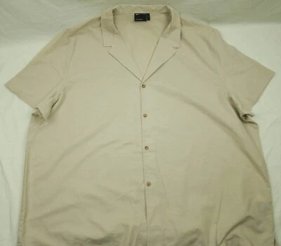 ASOS DESING CAMISA PARA HOMBRE MANGA CORTA LINO ALGODÓN TALLA 4XL EXCL s - Imagen 1 de 4