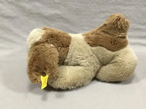 Vintage Steiff Plüsch braun Hund, Knopf & gelbes Etikett, Western Germany 5530/25 - Bild 1 von 10