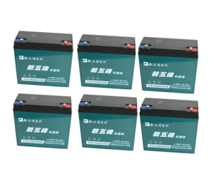 6pc 12V 20Ah 6-DZM-20 Battery for Golf Go Kart ATV Scooter E Bike High Quality - Picture 1 of 9