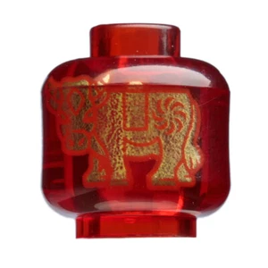 NEW LEGO - Figure Head - Star Wars - Face Gold Ox / Cow Pattern x 1 - 80107  - Picture 1 of 1