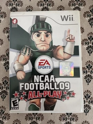 NCAA Football 09: All-Play (Nintendo Wii, 2008) Completo con Manual - Probado Foto 1 de 4