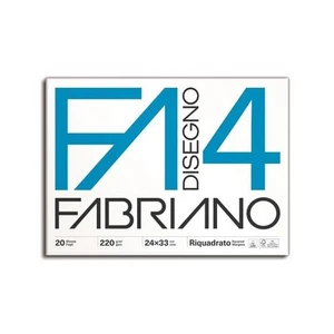 Fabriano Disegno 4 Blocco F4 dimensioni 24x33 cm 20 fogli da 220 gr/mq colore bi - Foto 1 di 3