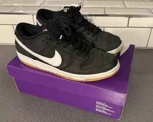 Nike SB DUNK LOW PRO Black Gum Men’s UK 9.5 - Picture 1 of 5