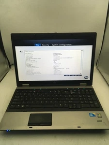 HP PROBOOK 6550B - BOOTS TO BIOS - INTEL I5 M450 - 2GB RAM - 15" - READ DESC -BB - Picture 1 of 8