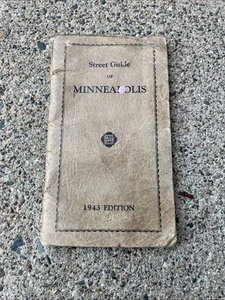 1943 Street Guide Of Minneapolis - Imagen 1 de 6