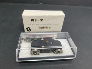 NOS Hanazono/Tenshodo 16,5mm Gauge Motor Drehgestell 'OO'/''HO' WB-31 mit Koffer P115 - Bild 1 von 5
