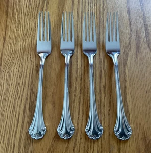4 tenedores de cena de acero inoxidable Reed & Barton Regine 18/8 7 1/2" Corea - Imagen 1 de 15